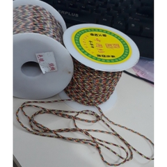 cuộn 130m dây ngũ sắc may mắn size 1mm mã màu 715