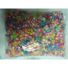 0.5KG Hạt chữ cái đủ màu size 7mm loai tốt