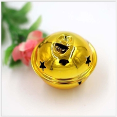 chuông lục lạc to 40mm màu đỏ bóng