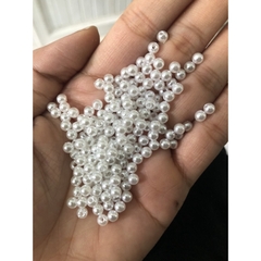 10-50 gam hạt châu 4mm, hạt cườm,hạt bẹt nhựa nhiều màu có lỗ