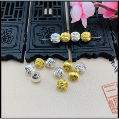 gói 5 charm đồng khía cạnh 8ly (p160-7 / 31)
