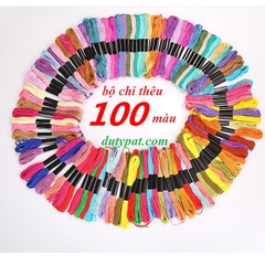 set 24 tép chỉ thêu 24 màu khác nhau