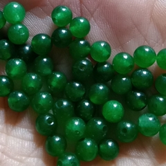 10-20 viên đá thiên nhiên 4-5mm nhiều màu làm vòng