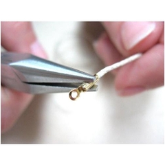 gói 50 chốt kẹp đầu dây làm vòng tay, vòng cổ dạng tròn đủ size 3mm, 4mm, 5mm, 6mm (P182-26)