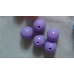 10gam hạt nhựa màu TÍM Nhạt 6-8-10-12-14-16-18-20mm sử dụng làm vòng tay, vòng cổ, dụng cụ học tập