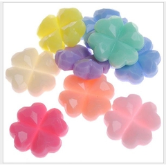 10-50gam hạt hoa 4 cánh trái tim 18mm #P117-38