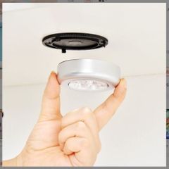 Đèn Led 3 Bóng Dán Tường Chạm Là Sáng - Đèn Led 3 Bóng Dán Trần Đa Năng, Đèn Led Dán Cốp Xe Ô Tô, Dán Trần Xe Siêu Sáng