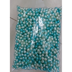 35-70 hạt nhựa , hạt cườm, hạt bẹt KHÔNG lỗ 6-8mm (gói 10gam) đa sắc, màu loang trang trí lọ trang điểm, làm thủ công