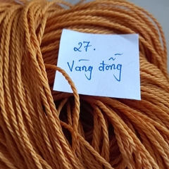 bó 90met dây sáp wax Đài Loan không thấm nước đan vòng tay, trang trí handmade 40 màu để chọn