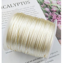 Cuộn 30-100m dây tim 2.5m Đài Loan hàng nhập khẩu loại đẹp nhiều màu để chọn, dây đan vòng tay, dây thắt vòng,vòng cổ