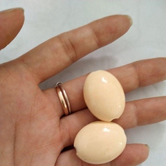 2viên đá gốm oval 22x28mm