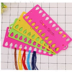 Bảng nhựa nhiều lỗ mắc sợi, chỉ thêu chống rối