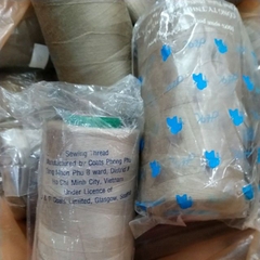 cuộn chỉ cotton 5000m màu nâu cà-phê sữa