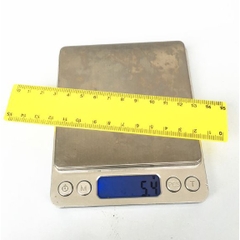 thước nhựa, thước kẻ 15cm màu vàng