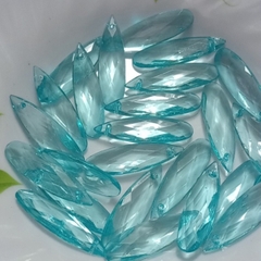 10-20-50 hạt nhựa chiếc lá dài size 10x34mm