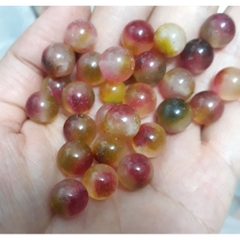 5 hạt đá thiên nhiên 10mm ngũ sắc