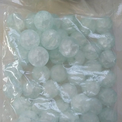 25gram hạt nhựa xanh ngọc vân nứt 20mm