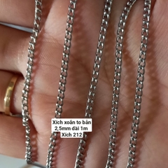 dây xích các loại 5mm,3mm,3,5mm,2mm-x201,x202,x203,x204,x205,x206