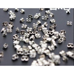 100 CHỐT ĐUÔI HOA TAI - BỊT SAU KHUYÊN XỎ 5-6MM/ CHỐT CHUÔI HOA TAI