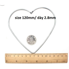 Vòng tròn, trái tim, ngôi sao từ 11-20cm làm dreamcatcher đủ loại (size vừa)