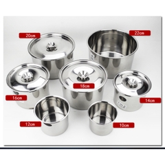 Tô (bát, chậu ) tô đánh trứng,đựng thức ăn inox, đựng gia vị dày, hộp cơm, hộp giữ đồ tươi