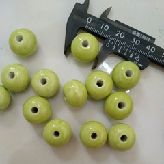 5viên gốm sứ hình cầu dẹp 15mm