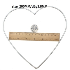 Vòng tròn, trái tim, ngôi sao từ 11-20cm làm dreamcatcher đủ loại (size vừa)