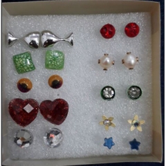SET 10 ĐÔI HOA TAI SÁT, HOA TAI NỤ