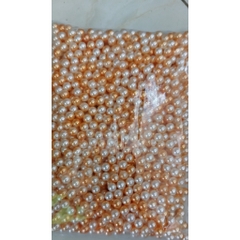 35-70 hạt nhựa , hạt cườm, hạt bẹt KHÔNG lỗ 6-8mm (gói 10gam) đa sắc, màu loang trang trí lọ trang điểm, làm thủ công