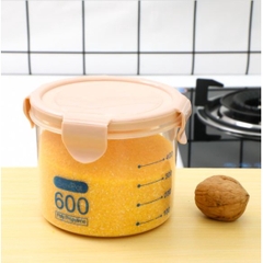 600ml, 800ml,1000ml ,1500ml Hộp, Hũ Nhựa, Hủ nhựa , lọ nhựa đựng gia vị, thực phẩm có in dung tích trên hộp hộp