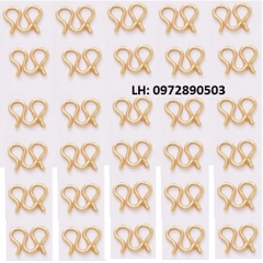 móc khóa chữ M, chữ W, chữ S làm trang sức vòng tay, vòng cổ