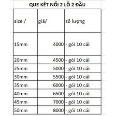 10 Que nối tròn hai đầu khuyên taiđủ size 1.5-2-2.5-3-3.5-4-4.5-5cm