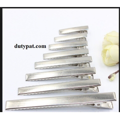 50 cái sườn kẹp mái các kiểu đủ size 3.2-4.1-4.5-5.5-6.5-7.5cm (màu bạc)