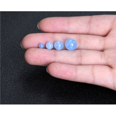 95 viên dây đá chalcedony màu xanh da trời size 4mm & size6/8/10mm