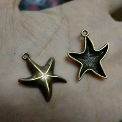 10-50gam Mặt sao biển 20mm màu đồng giả cổ