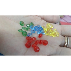 25gam cườm dĩa nhiều màu 4x6mm