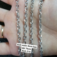 dây xích các loại 5mm,3mm,3,5mm,2mm-x201,x202,x203,x204,x205,x206