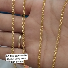 1 sợi dây chuyền xích dài 40cm, 45, 54cm- mã DC103