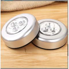 Đèn Led 3 Bóng Dán Tường Chạm Là Sáng - Đèn Led 3 Bóng Dán Trần Đa Năng, Đèn Led Dán Cốp Xe Ô Tô, Dán Trần Xe Siêu Sáng
