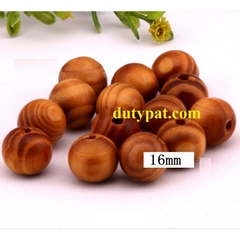 100gam hạt gỗ tròn có lỗ xỏ vân nâu đủ size 6mm-8mm-10mm-12mm-14mm-16mm-18mm-20mm-25mm-30mm