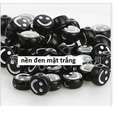 25 gam hạt mặt cười 7MM / 10mm làm vòng nhiều màu