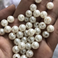 25 gam hạt châu, hạt cườm,hạt bẹt nhựa đủ màu nhiều size 4-6-8-10-12mm