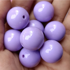 25gam hạt nhựa 18mm tròn nhiều màu có lỗ xỏ dây cỡ 2mm