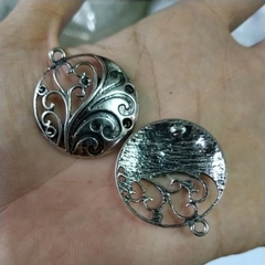 Mặt tròn hoa văn 28mm