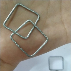 10 khung kim loại chữ nhật 23x25mm khắc hoa văn