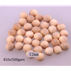 25gam hạt gỗ tròn KHÔNG LỖ màu kem tự nhiên đủ size từ 8mm-10mm-12mm-14mm-16mm-18mm-20mm-25mm-30mm-35mm-40mm làm đồ chơi