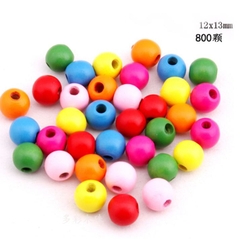 Hạt gỗ tự nhiên đủ màu đủ size 4mm-5mm-6mm-8mm-10mm-12mm-14mm-16mm-18mm-20mm-25mm-30mm/ gói 100gam