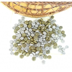 gói 10 charm xỏ hoa 8mm xỏ vòng