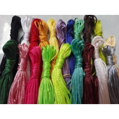 10met dây dù 1mm mềm , dây dù Việt nam 50 màu để chọn dùng đan vòng tay, thắt bút,đan vòng dreamcatcher