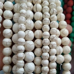 10 viên ngọc lam turquoise màu kem